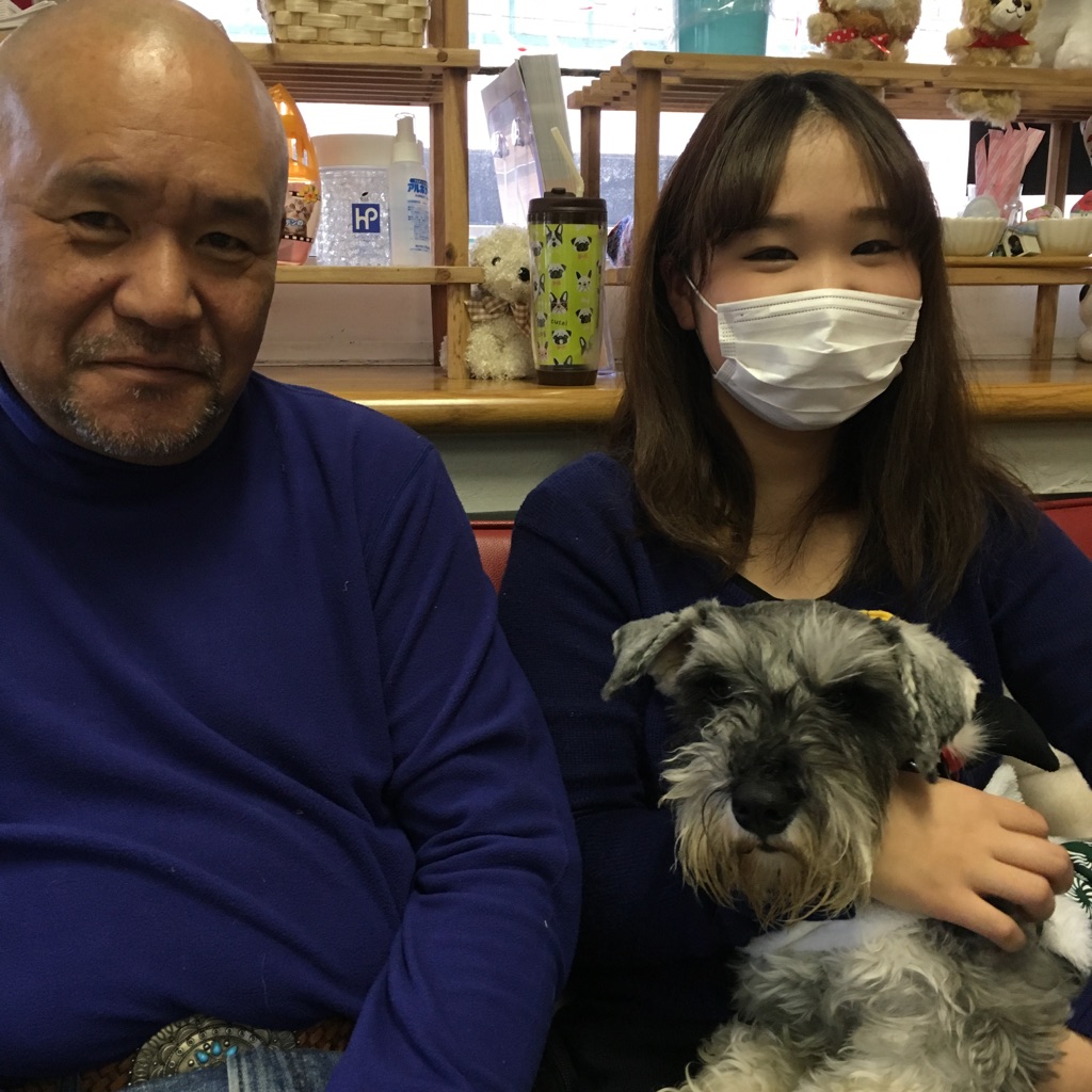 【今日の里帰りワンコ🐶Ｍシュナウザーのマハロ君💕】Ｎｏ２